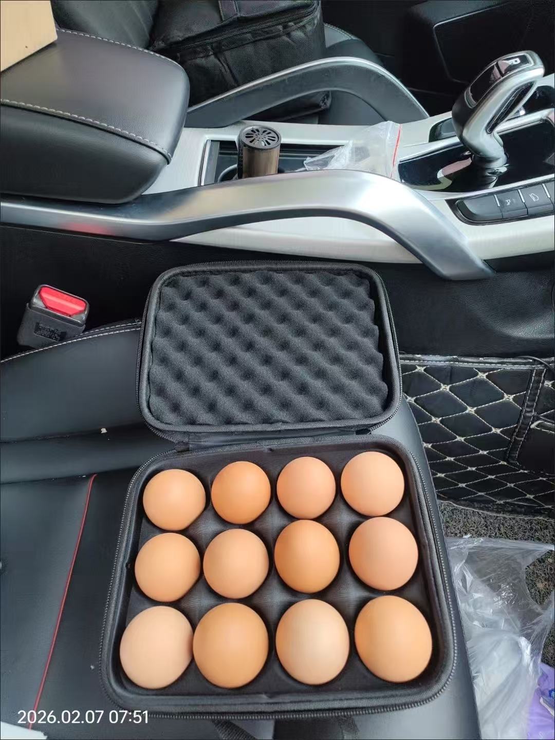 EVA hard-shell shockproof egg storage box (outdoor camping model)