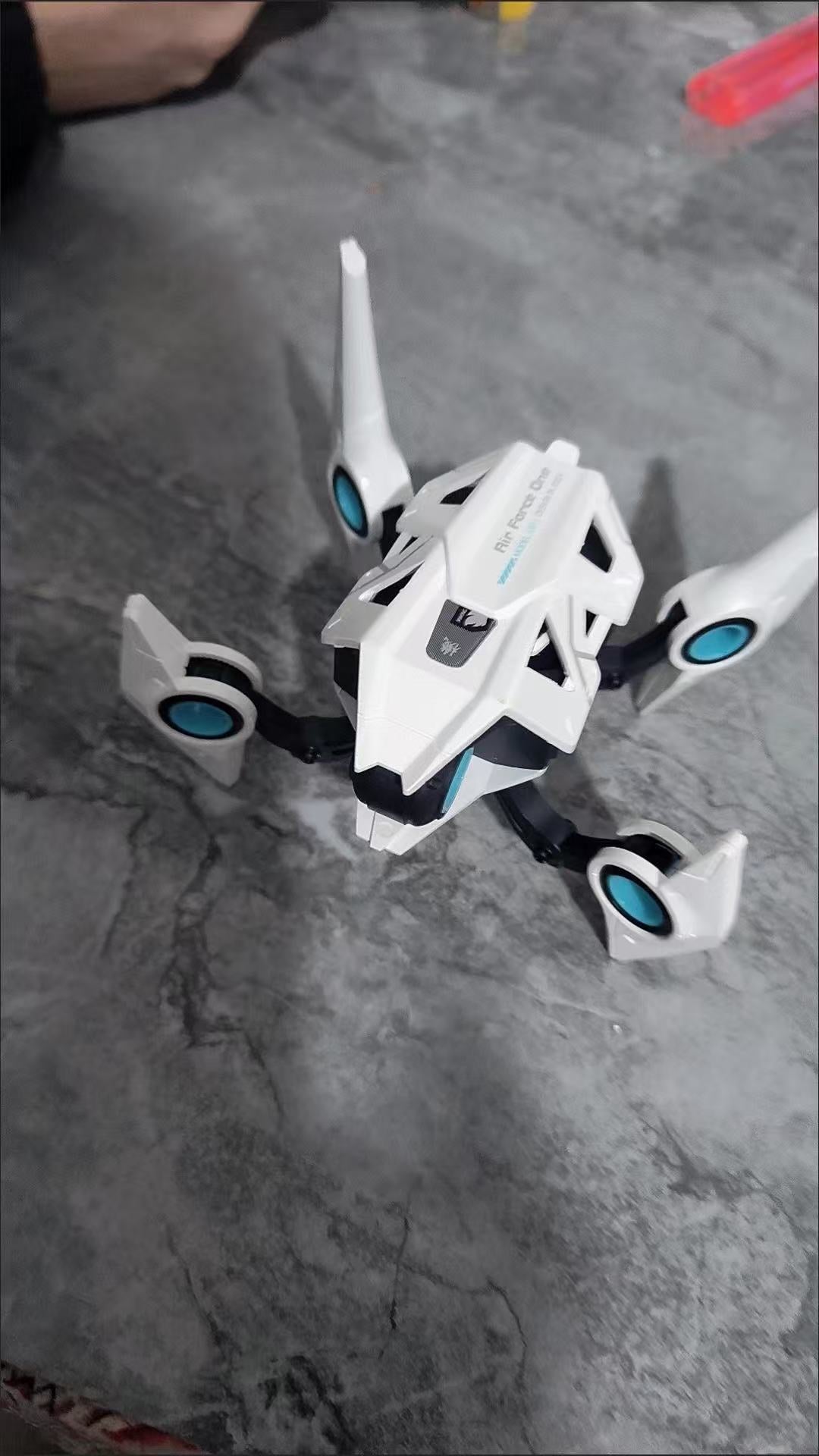 Mecha-style Bluetooth headphones