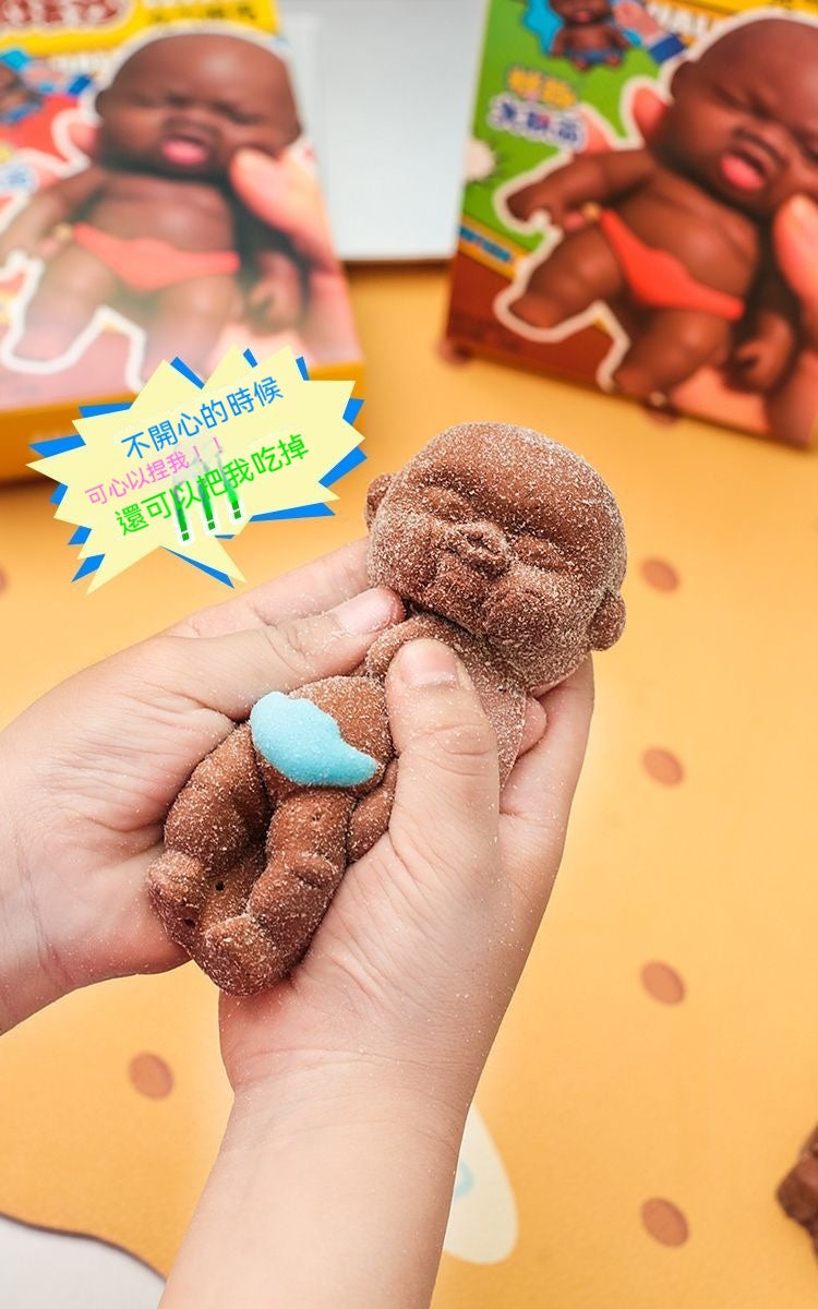 Natasha Squeezable Gummy Candy (Little Black Doll QQ Gummy)