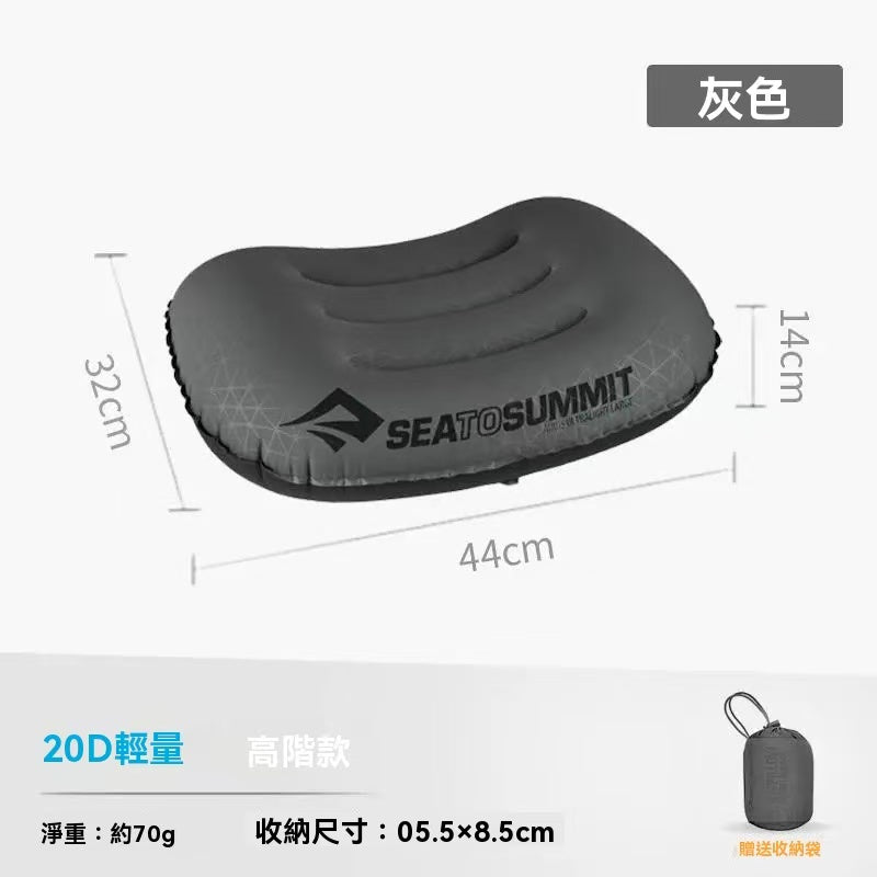 Portable inflatable pillow