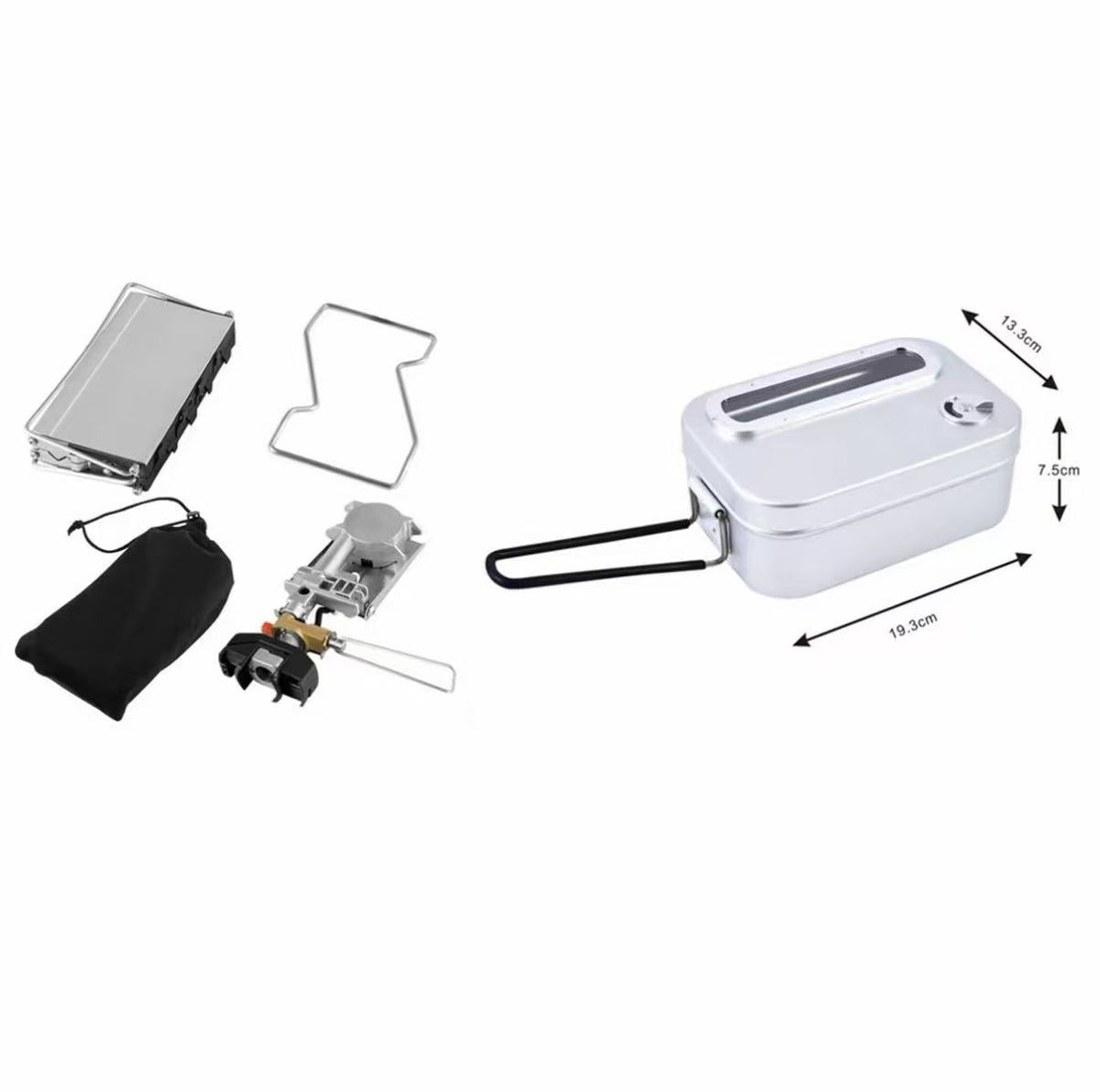 Ultra-thin Outdoor Card Stove, Portable Camping Cassette Stove
