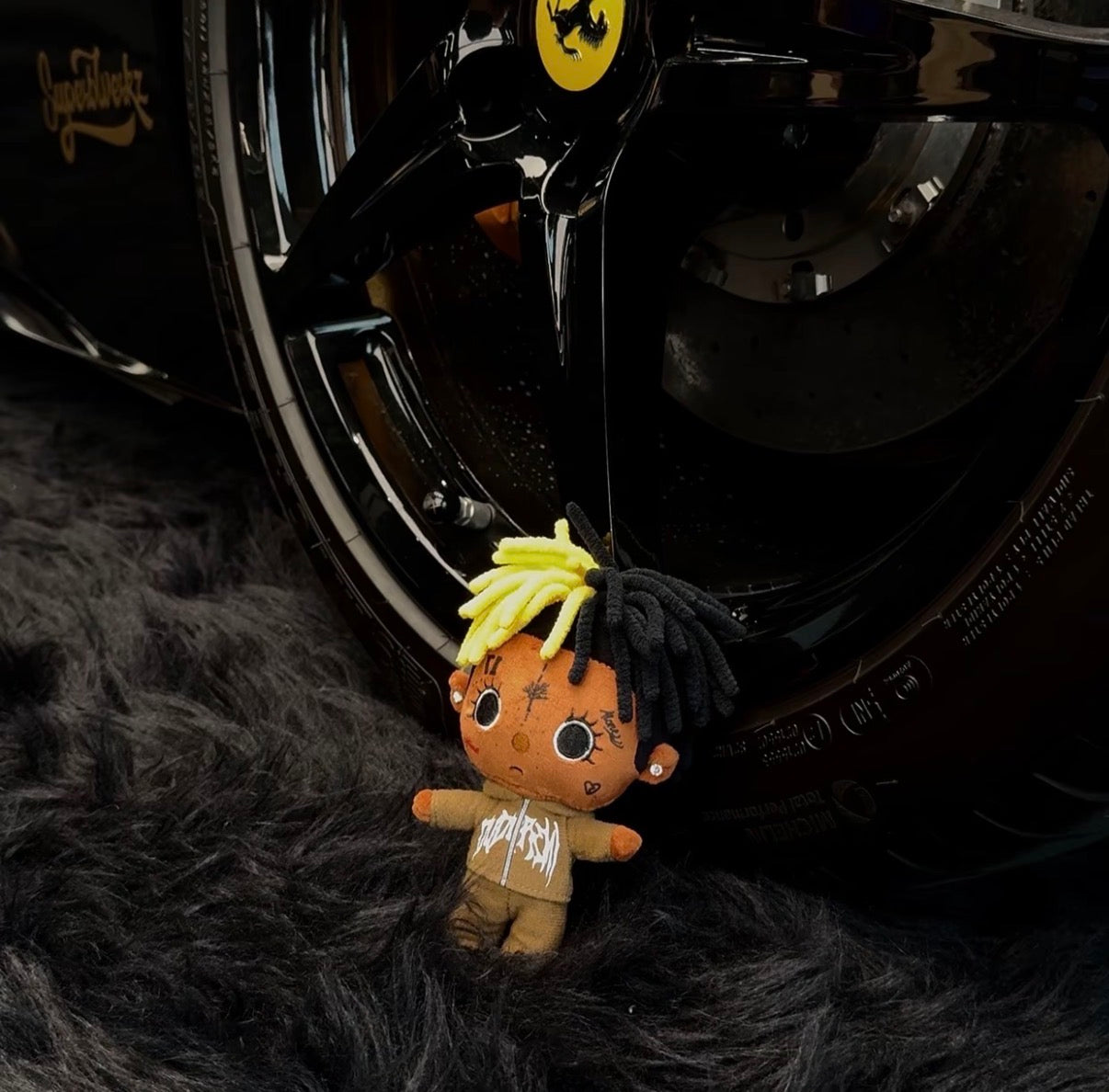 XXX*COS Limited Edition NFC Music Trendy Plush Keychain