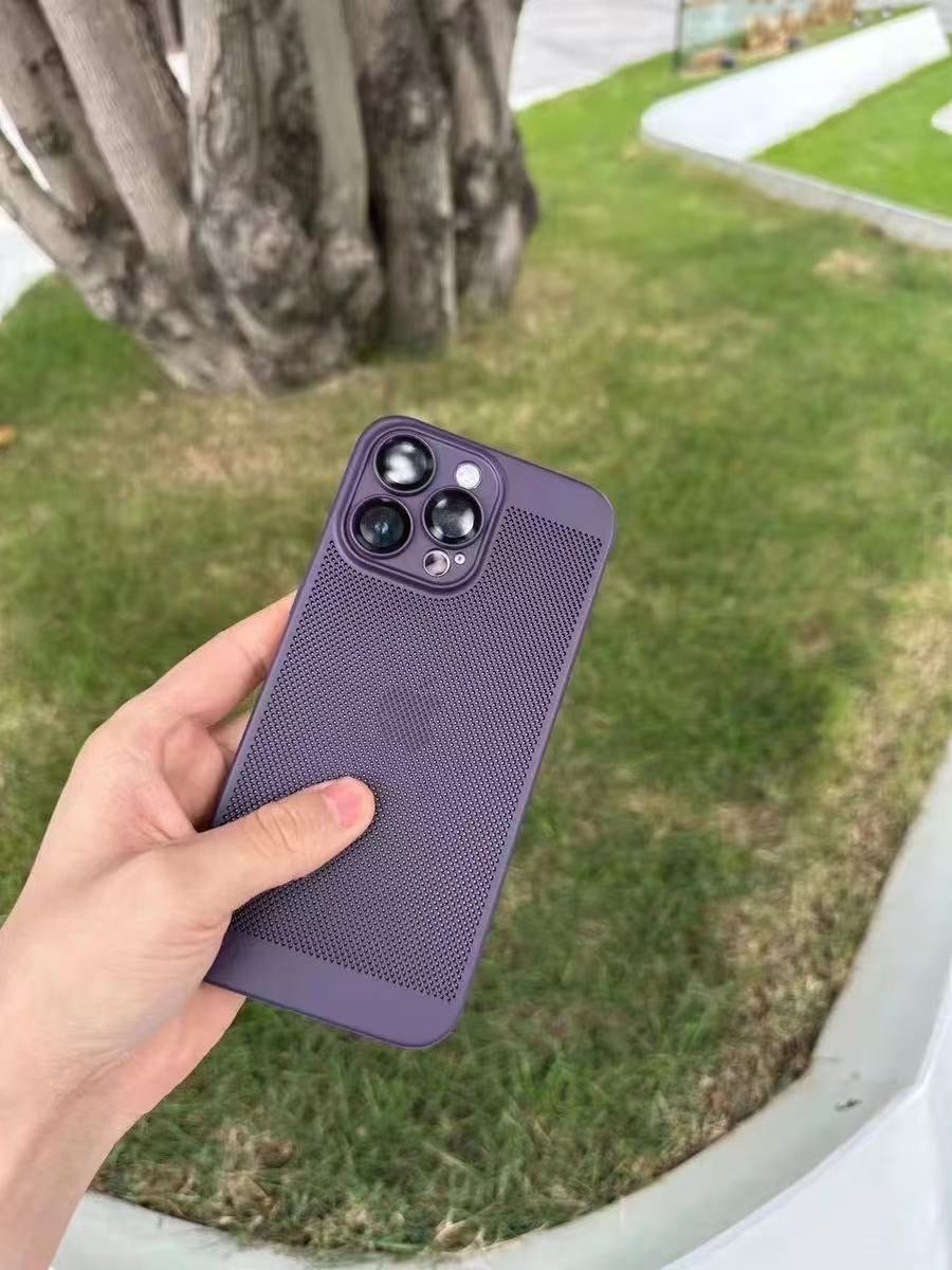 夏季專屬 '͜' iPhone系列鏤空散熱手機殼