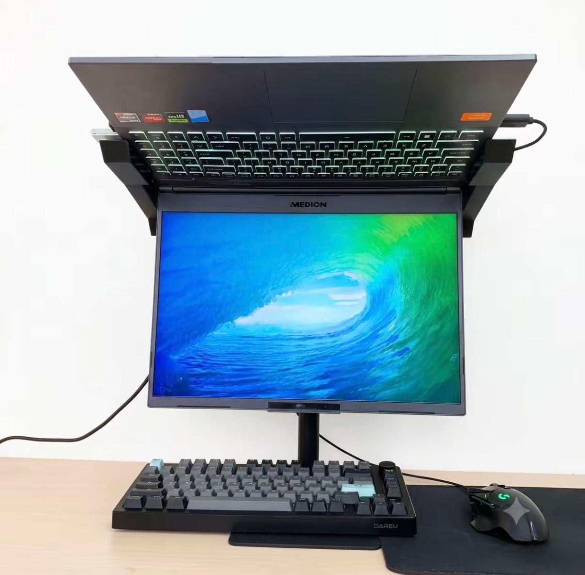 Universal Laptop Under-Desk Mount