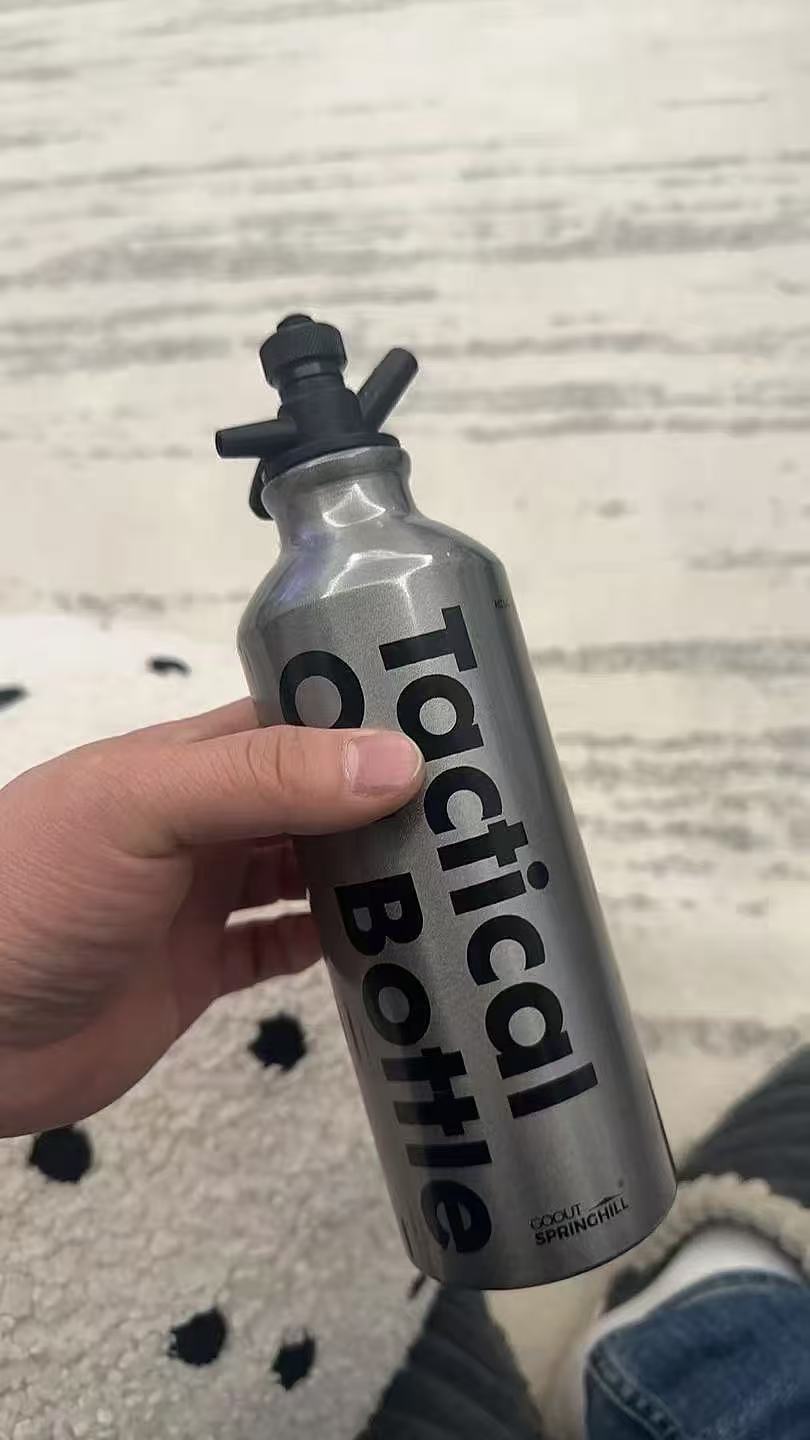 New Outdoor Portable Fuel Bottle Camping Alcohol Press Kerosene Stove Fuel Bottle