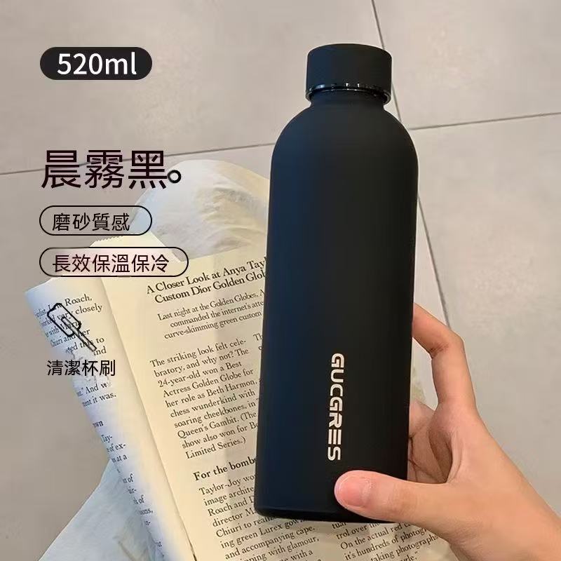 Minimalist Frosted Portable Sports Water Bottle (Summer Sale Price 🧧)