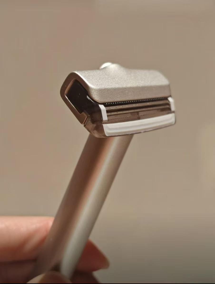 (For Men) All-metal manual razor