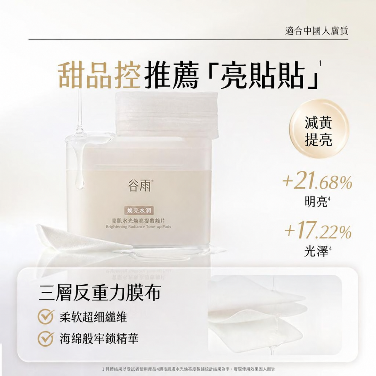 控油祛痘溫和清潔毛孔濕敷棉片｜舒緩油肌
