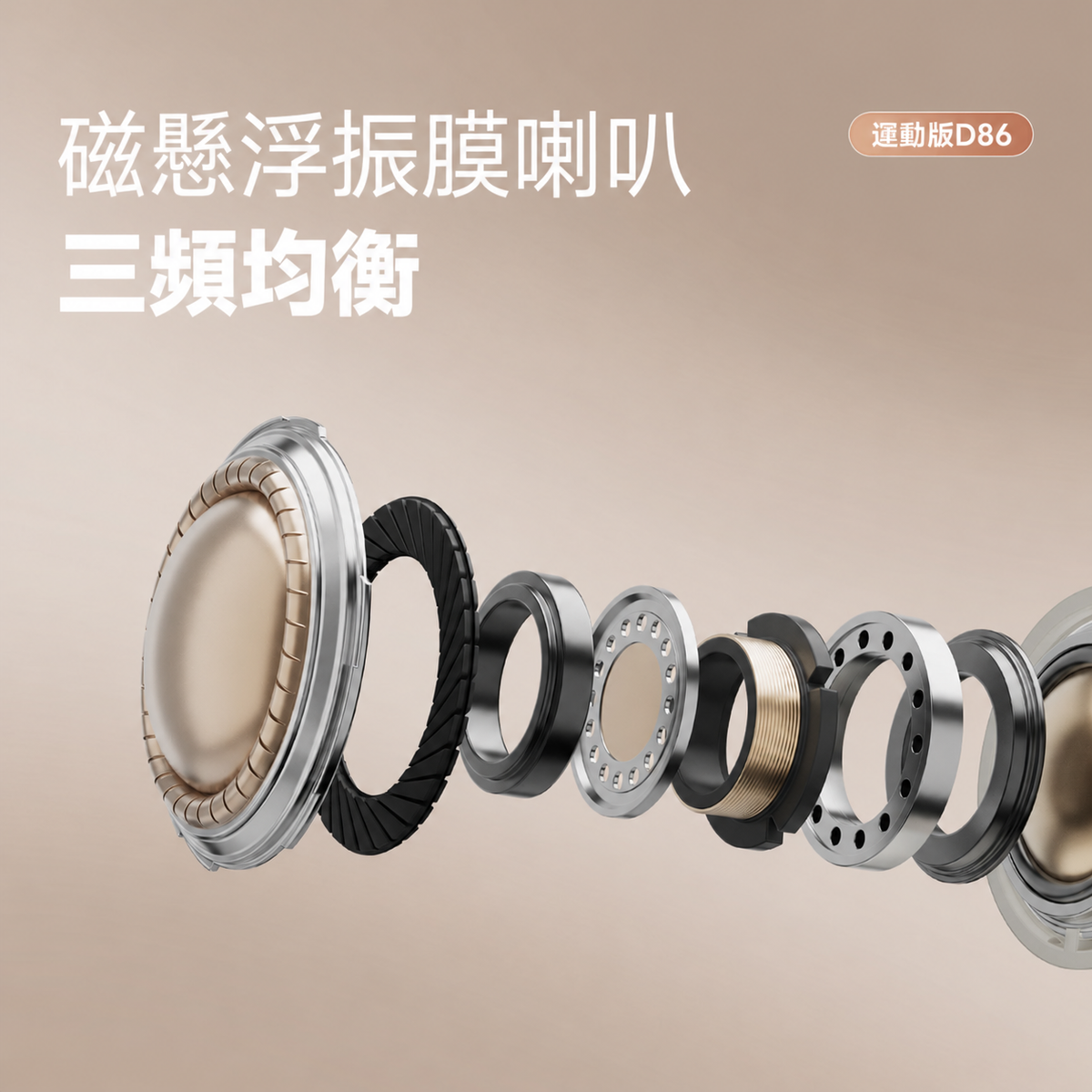 D86・D86 PRO 耳夾式藍牙耳機｜AI翻譯與記憶彈簧耳弓