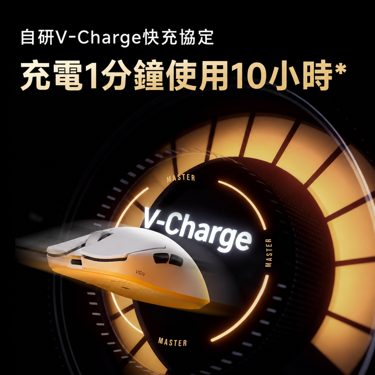 F2 輕量化三模無線電競滑鼠 大師版GT／Turbo+