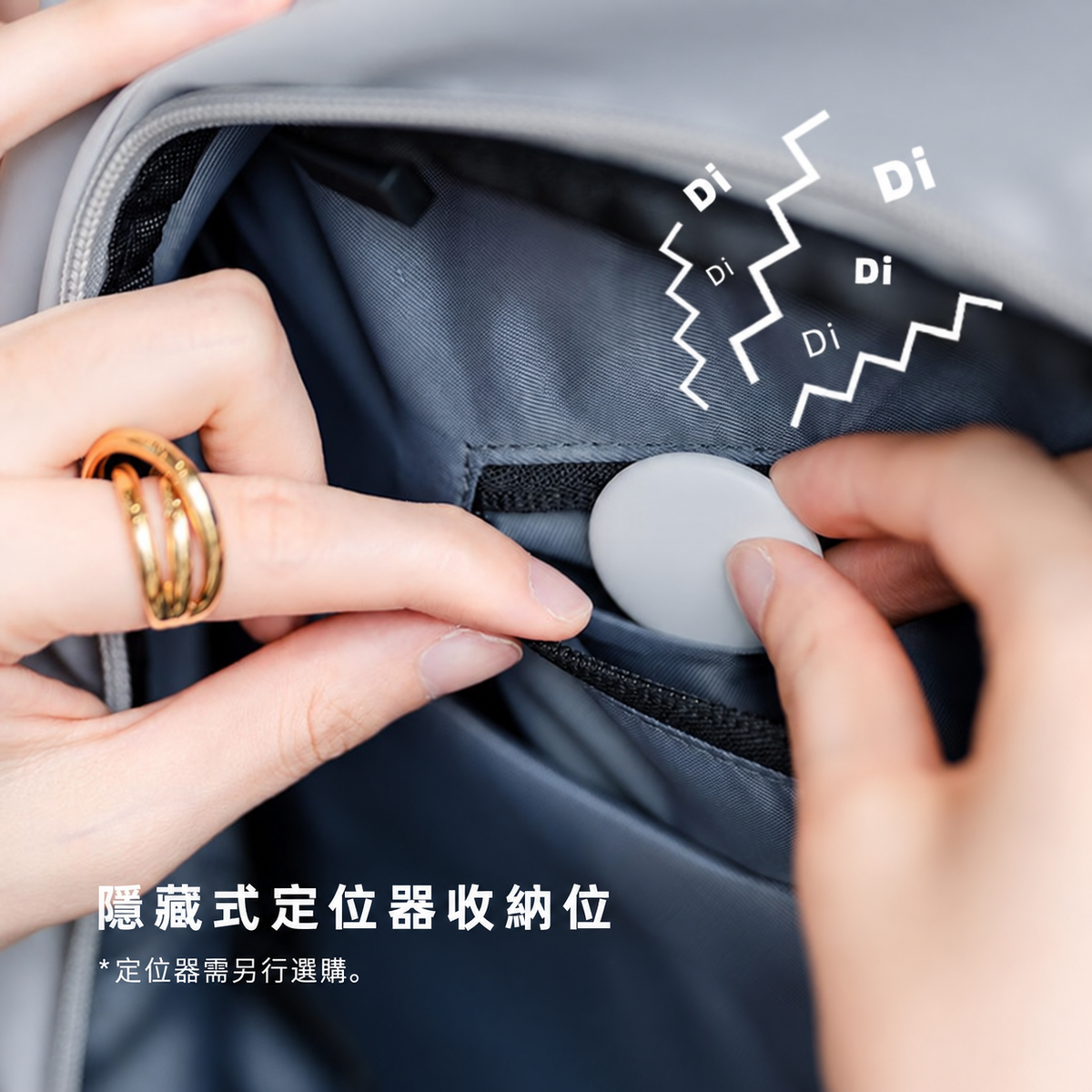 16 吋人造皮革商務後背包
