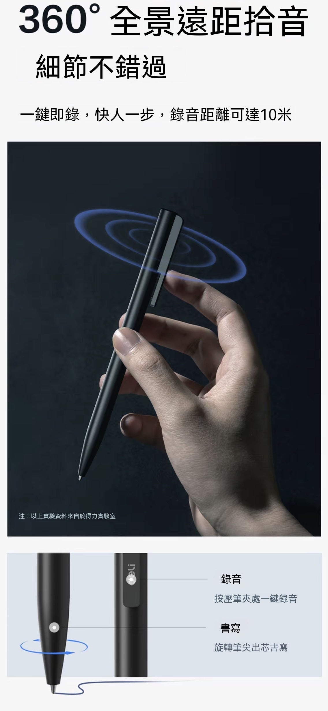 筆形數碼錄音筆