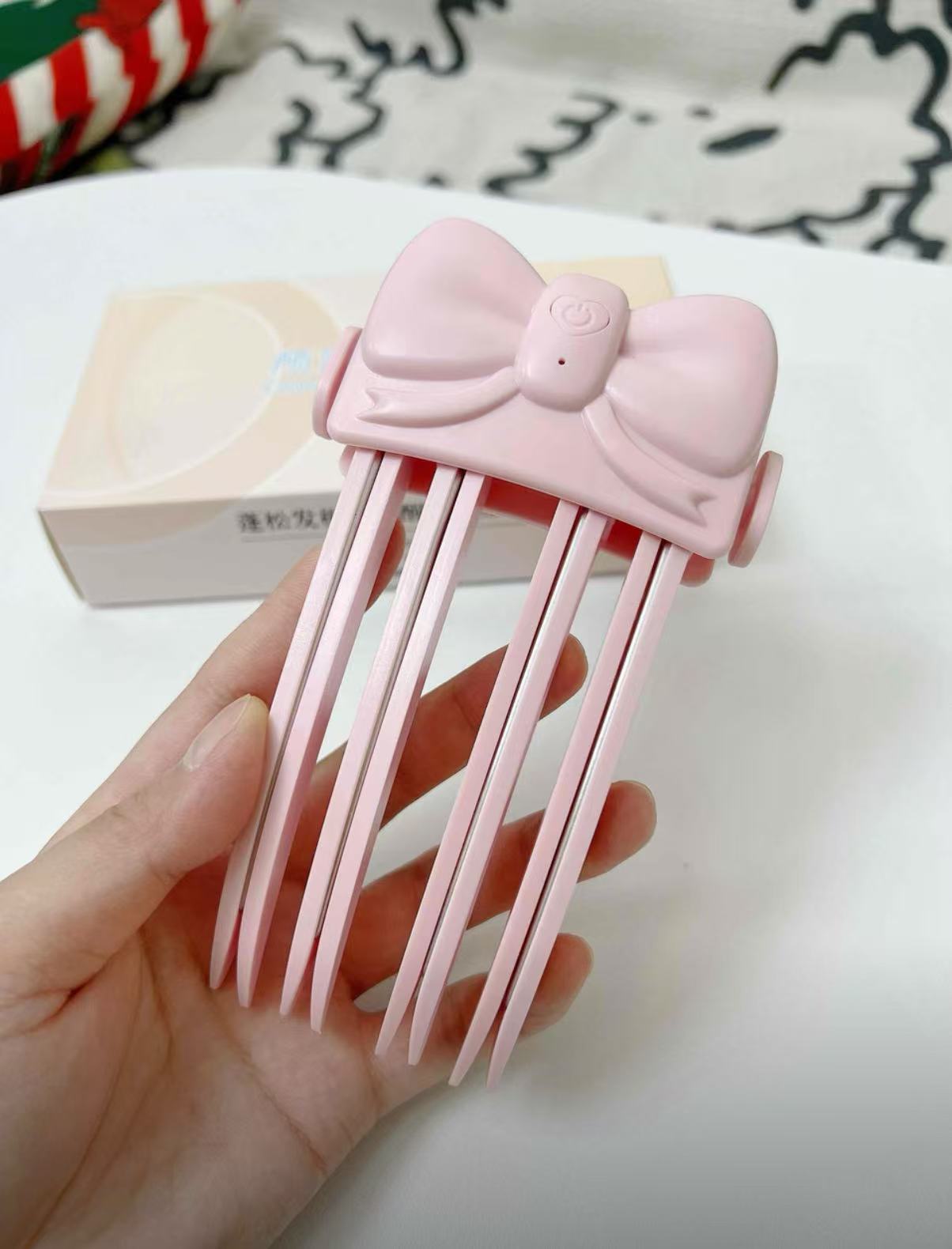 無線加熱高顱頂蓬鬆髮根夾