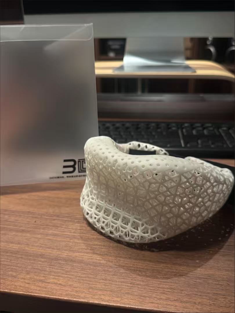 3D Printed Neck Brace to Prevent Head Tilting - Fixed, Breathable Support Neck Collar