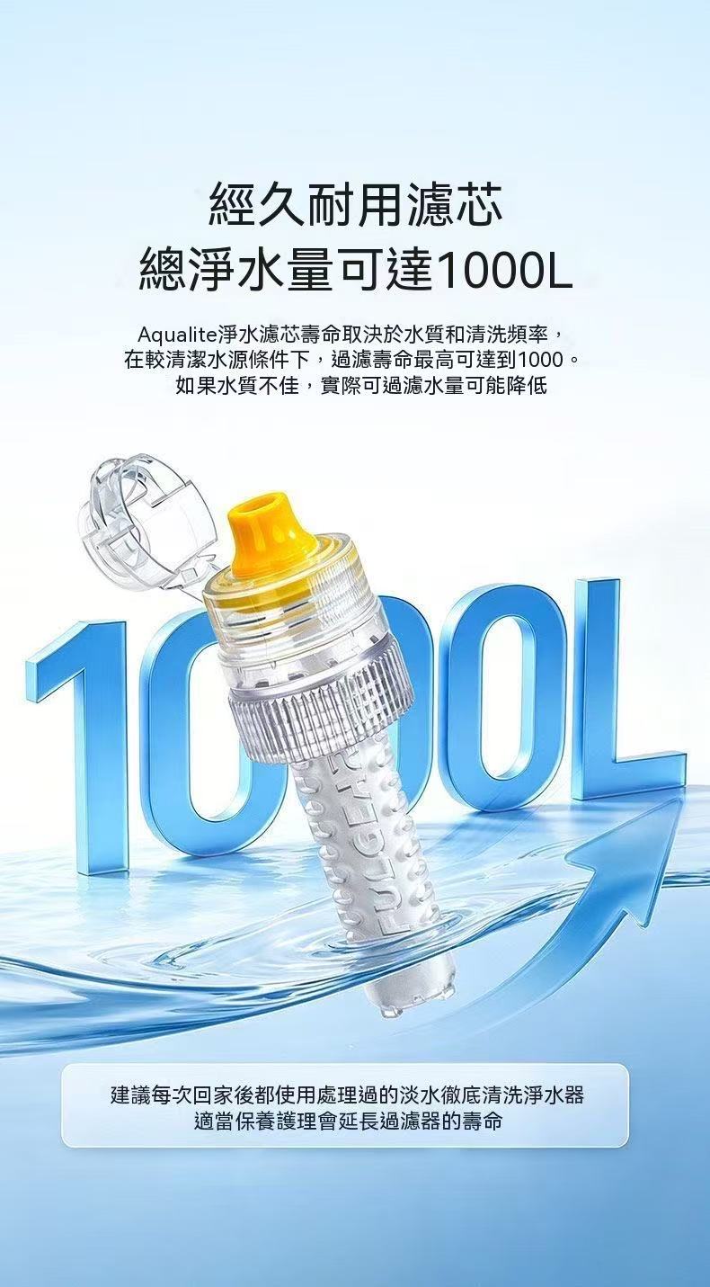 AQUALITE輕量化戶外淨水器