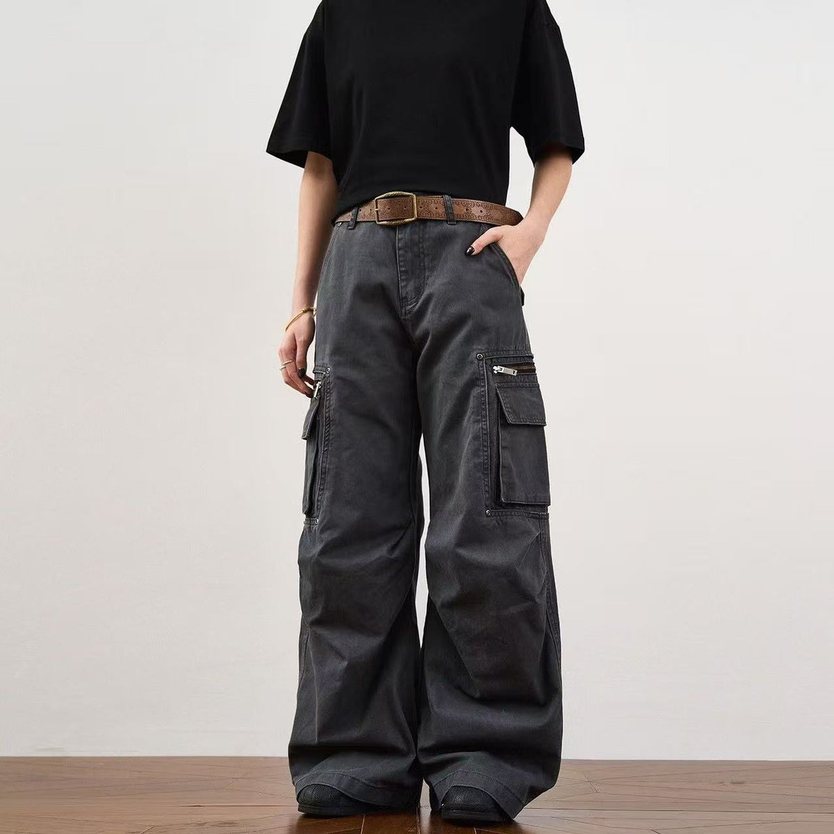 Vintage Design Workwear Denim Jeans (Three-piece link 🔗)