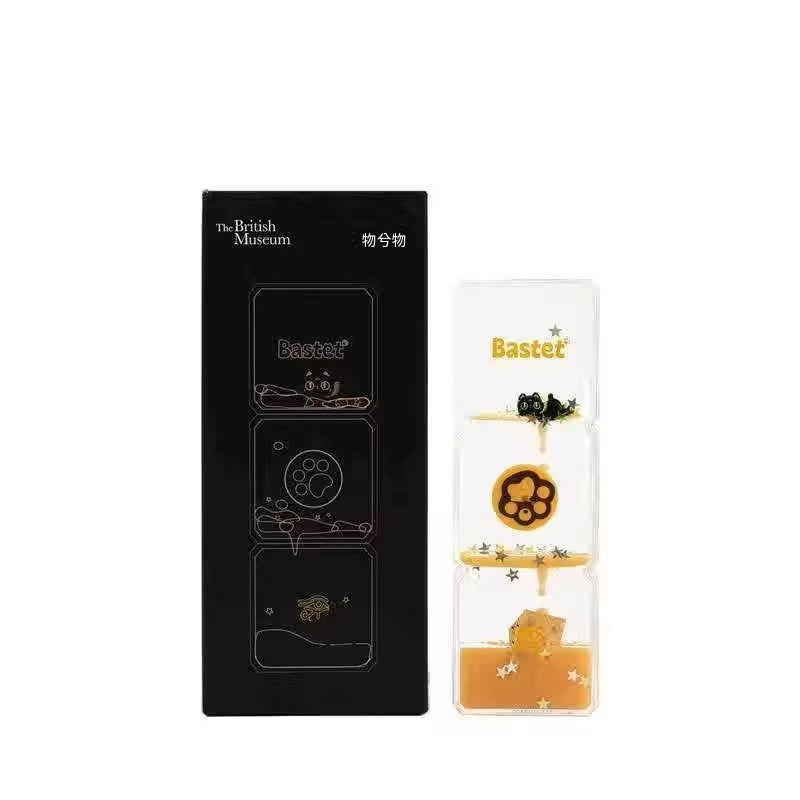 大英博物館正品授權！巴斯特貓流沙解壓沙漏擺件