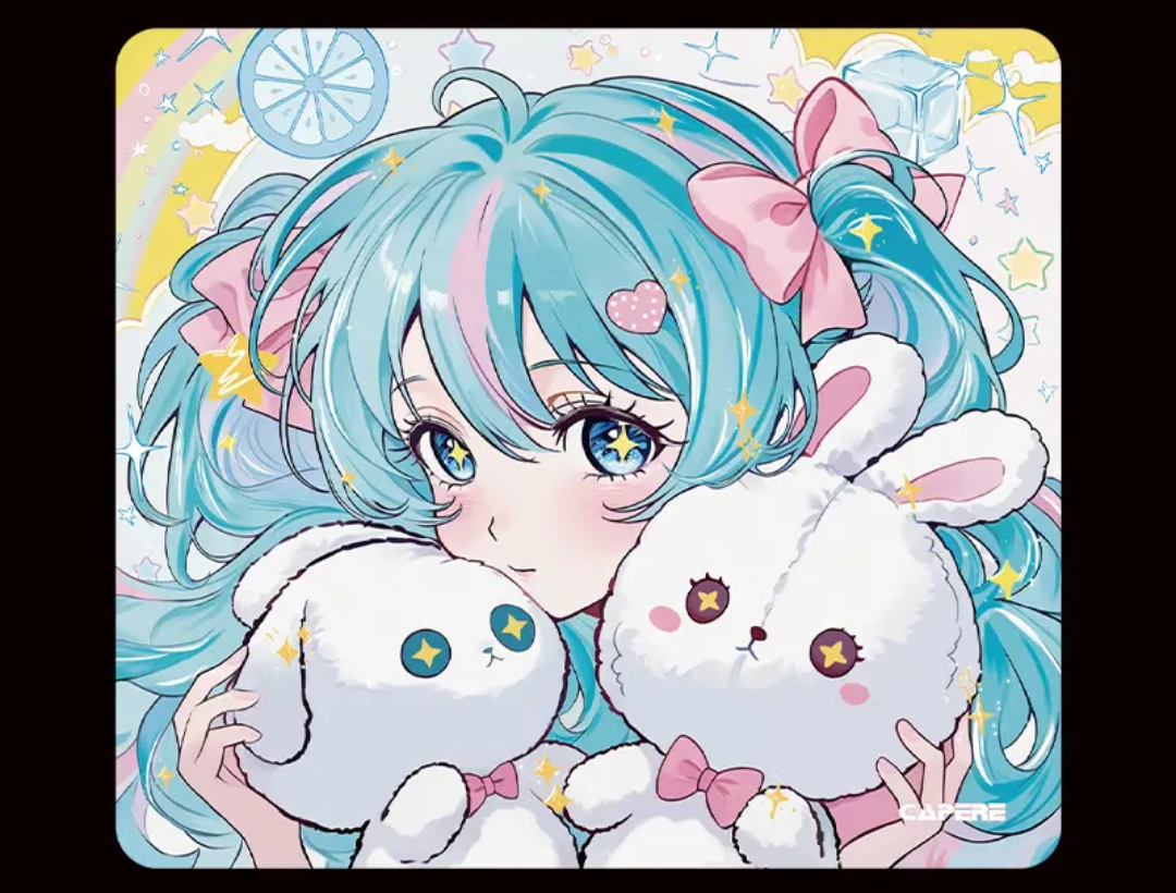星弦 GL01 全鋼化微蝕刻玻璃電競滑鼠墊