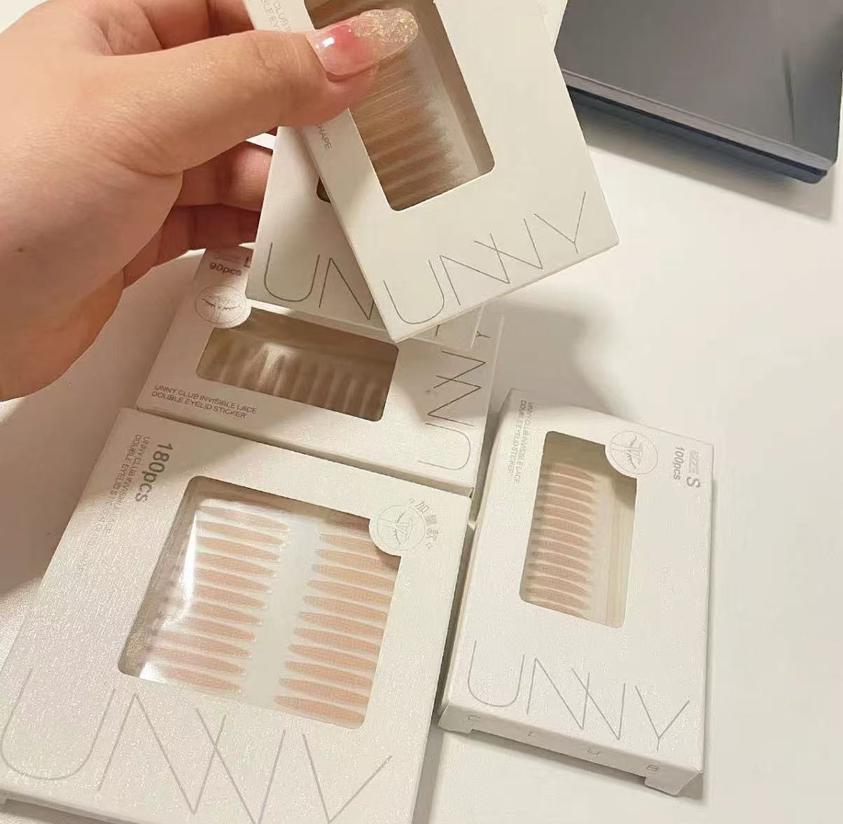 Double eyelid tape, realistic lace, ultra-natural, for puffy eyelids