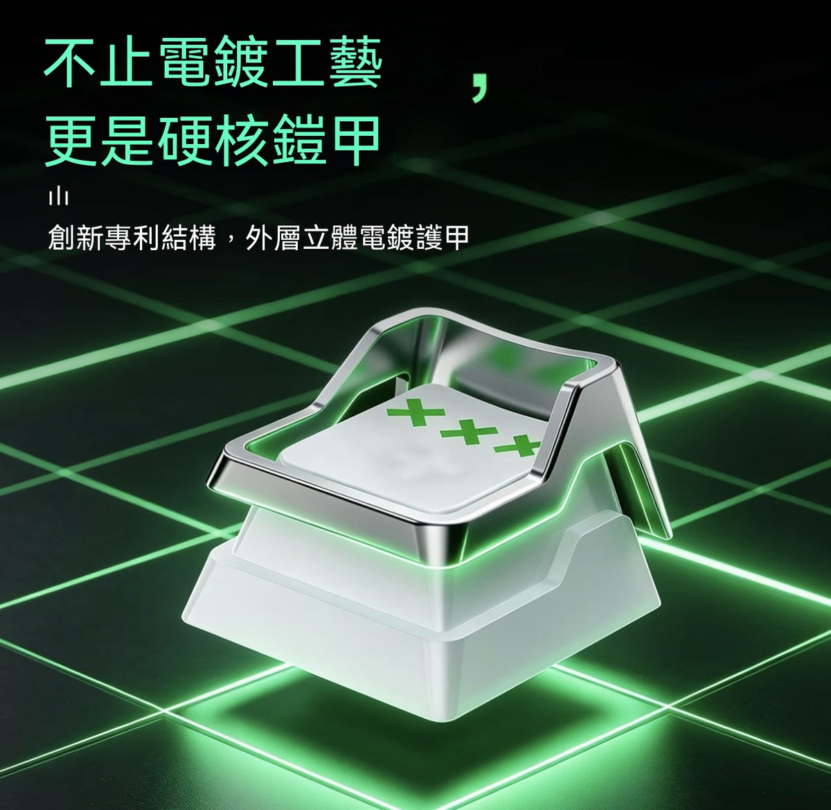 AKKO & Osid Collaboration: Quantum Vision 3D Frosted Keycaps