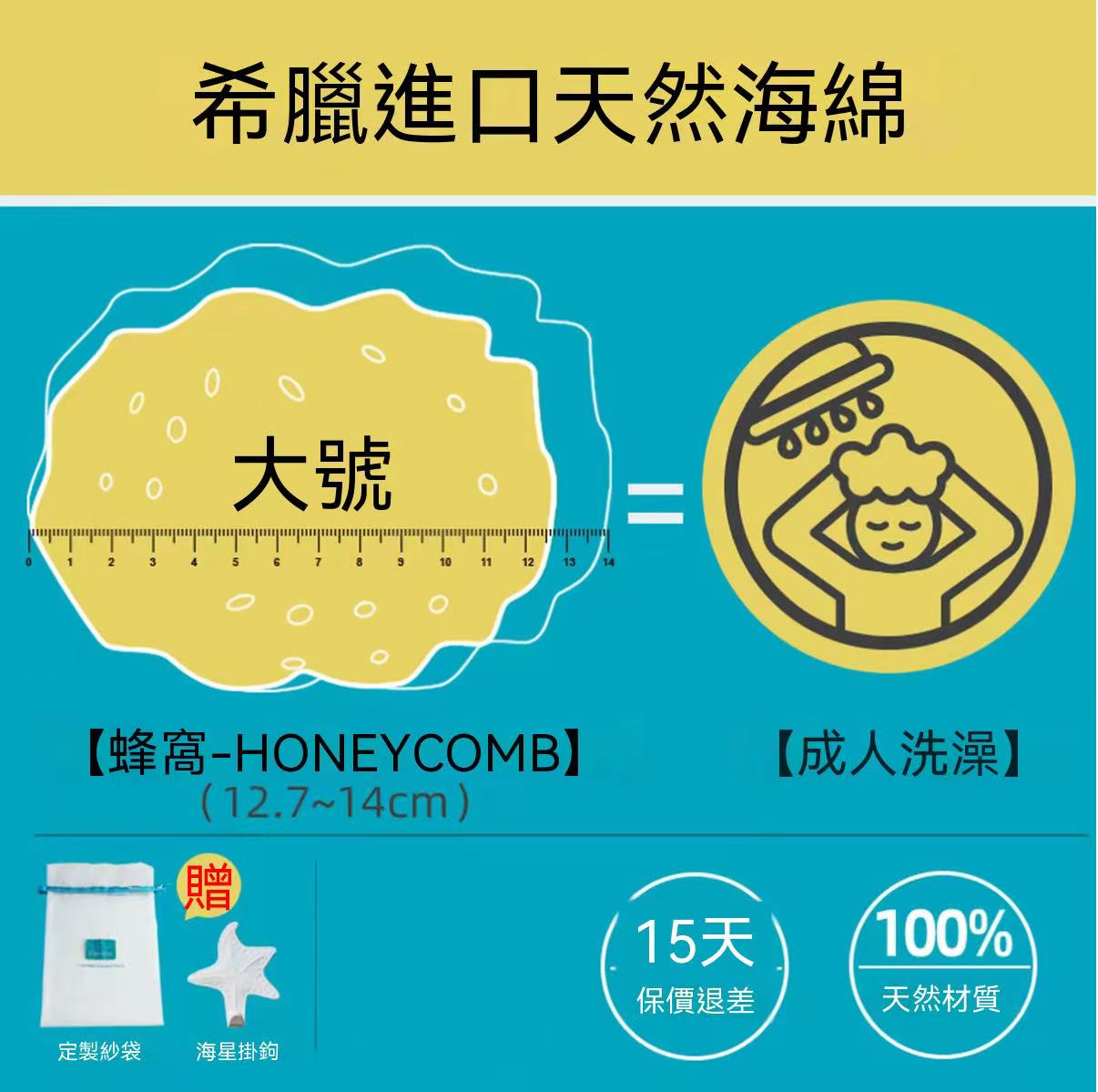 希臘進口天然絲絨海綿