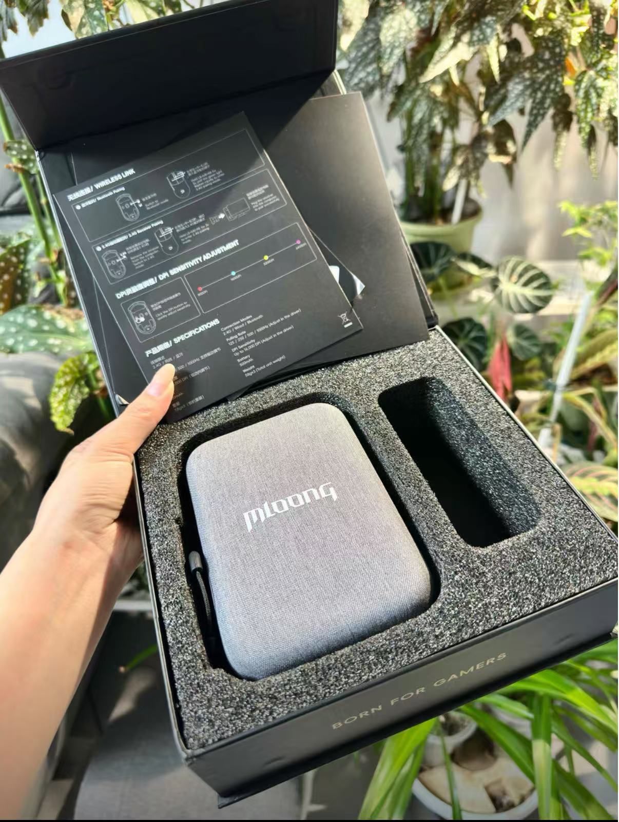 MX301 PRO 複合碳纖維無線藍牙三模電競辦公遊戲滑鼠