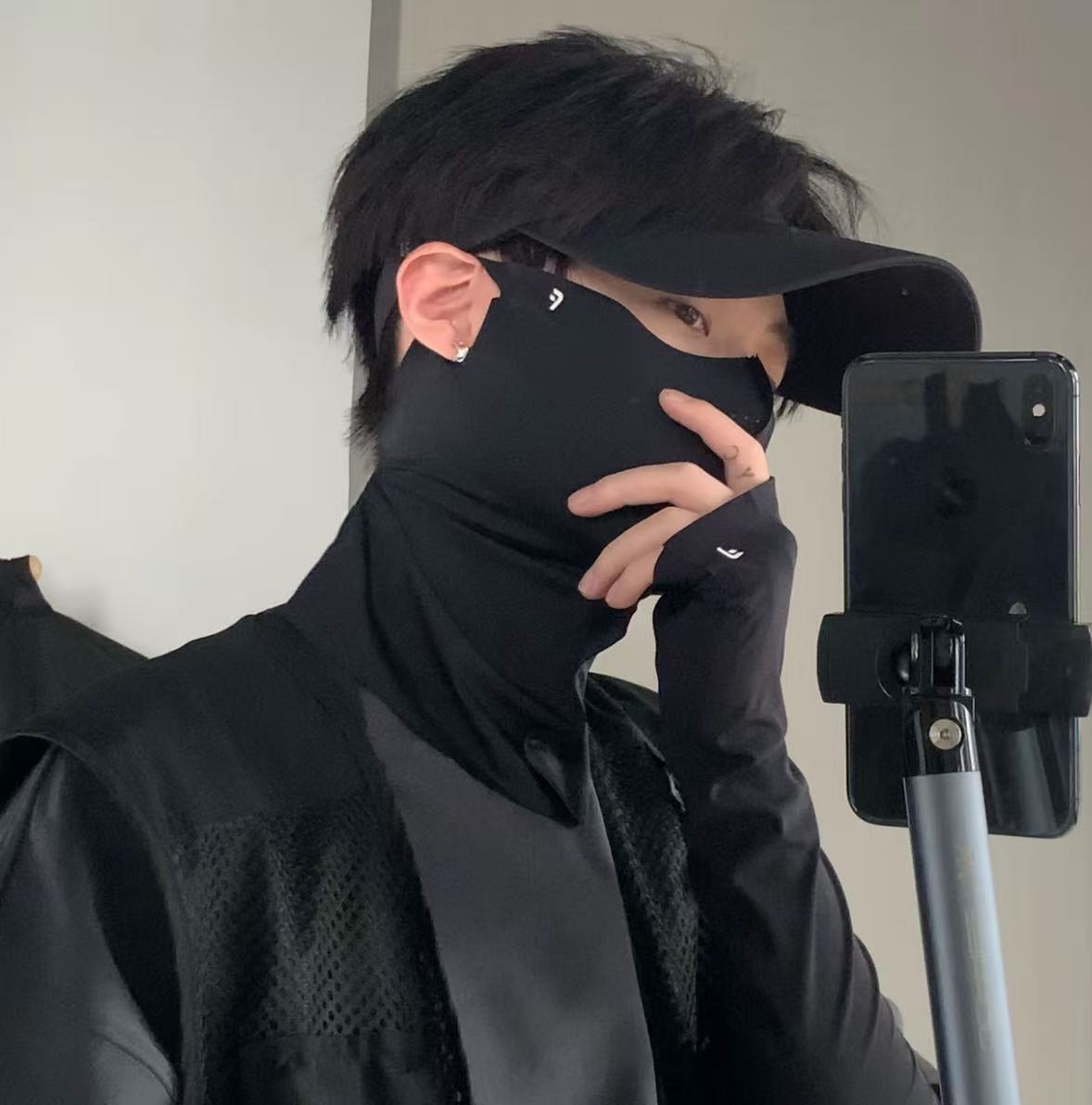 夏季穿搭戶外防曬三件套
