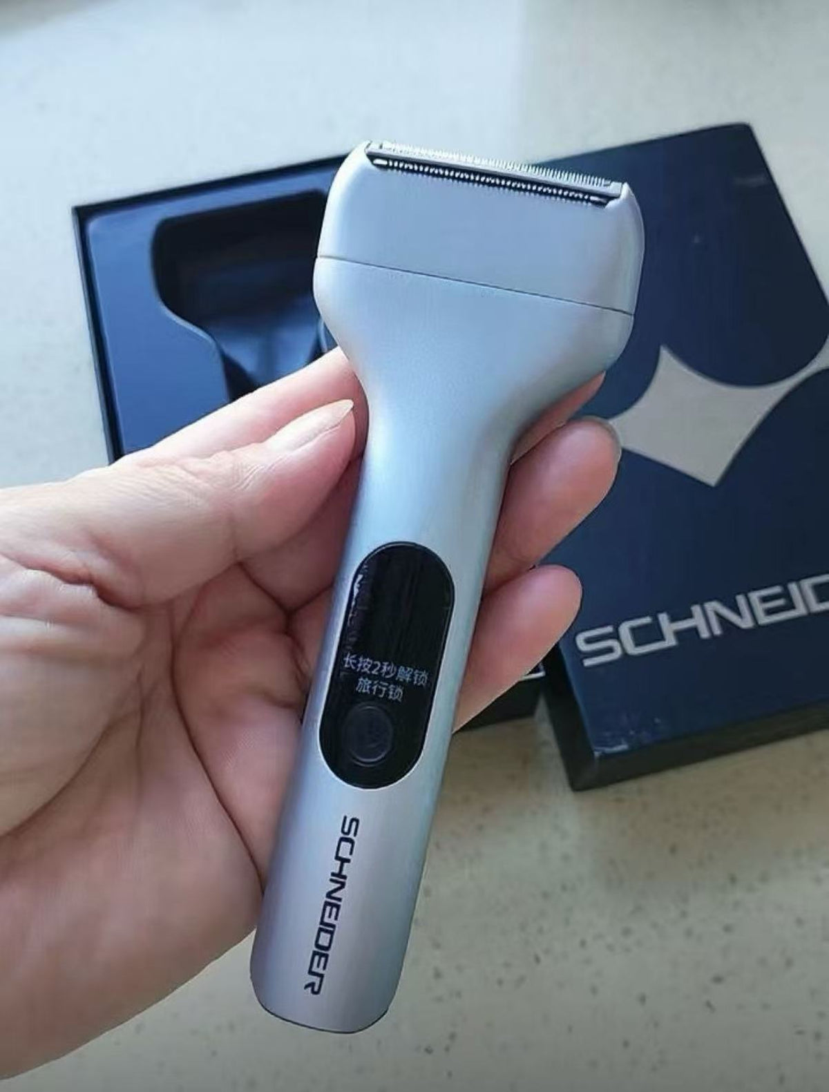 SCHNEIDER Reciprocating Electric Shaver Waterproof Small Men's Razor