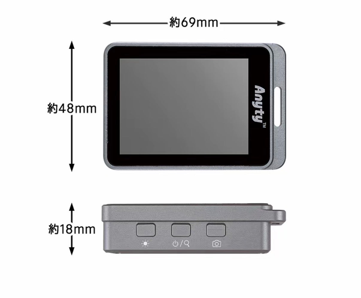 Rubik's Cube Microscope Portable Mini Dual-Light 3R-MJL02 Aluminum Alloy Magnifier