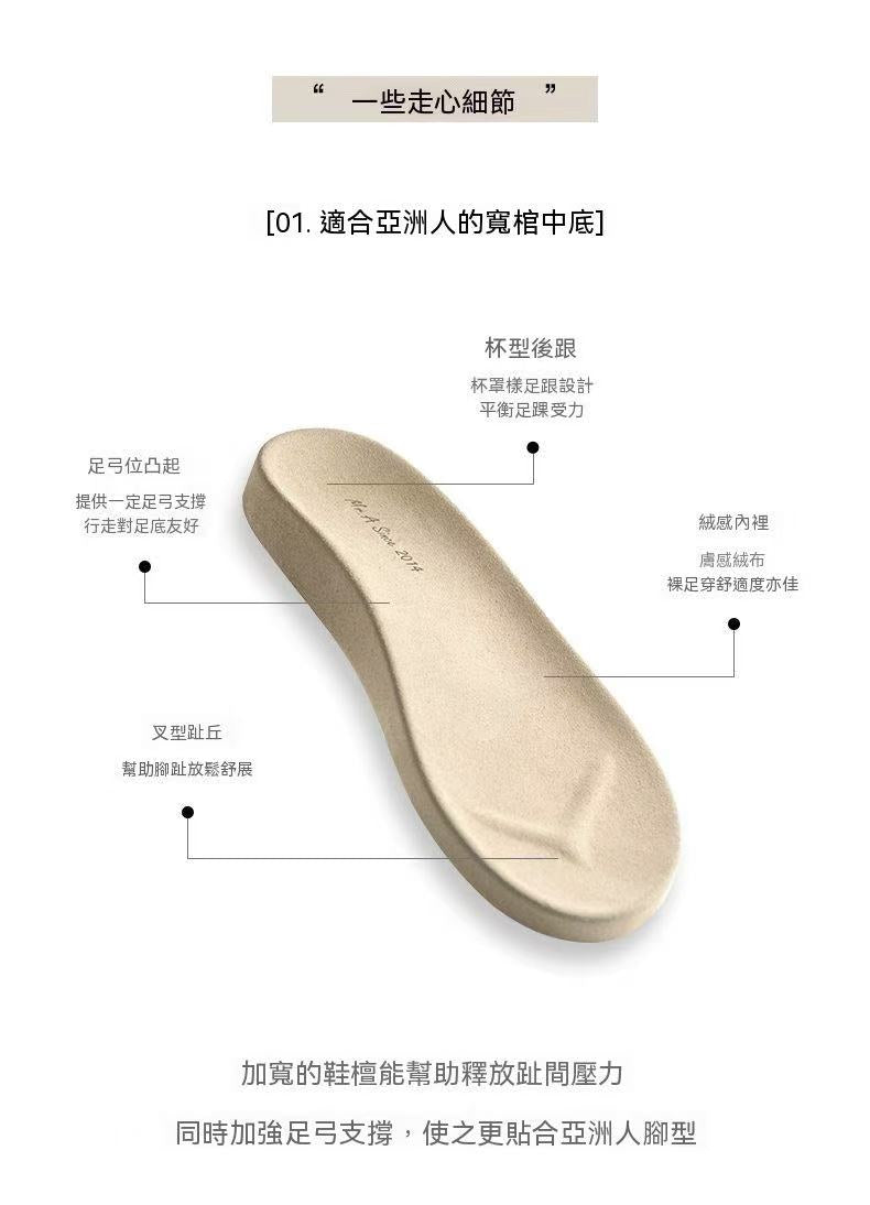 Mr.A銀標勃肯穆勒拖鞋