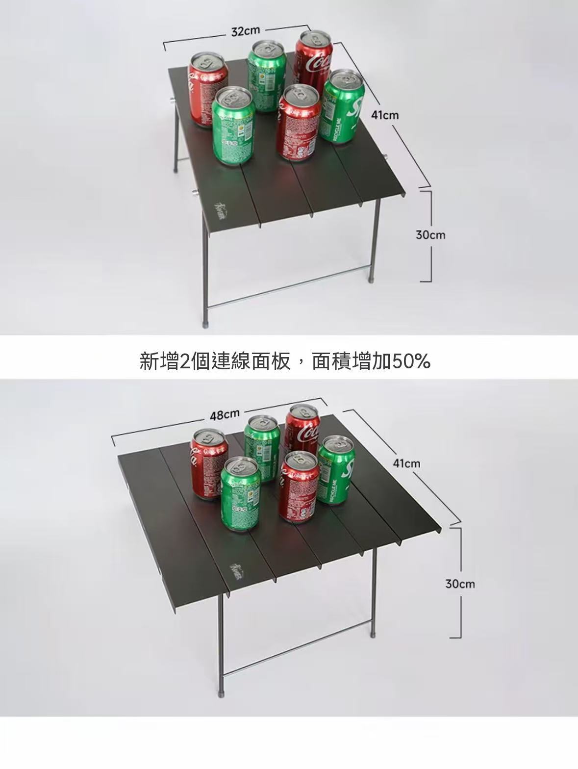 Aluminum Alloy Folding Outdoor Tactical Lightweight Camping Table