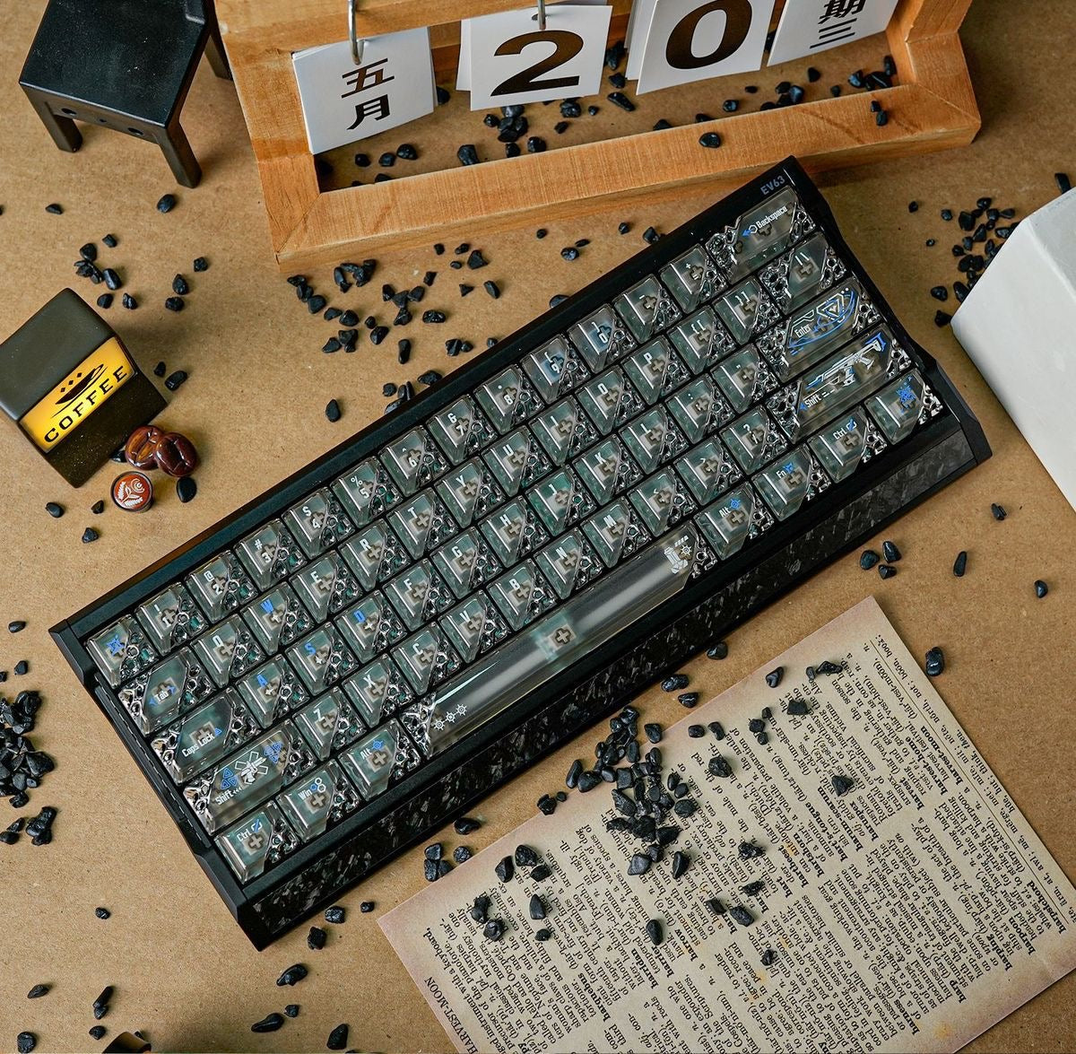 Womier & Ouzhid Quantum Honeycomb Hollow Keycap