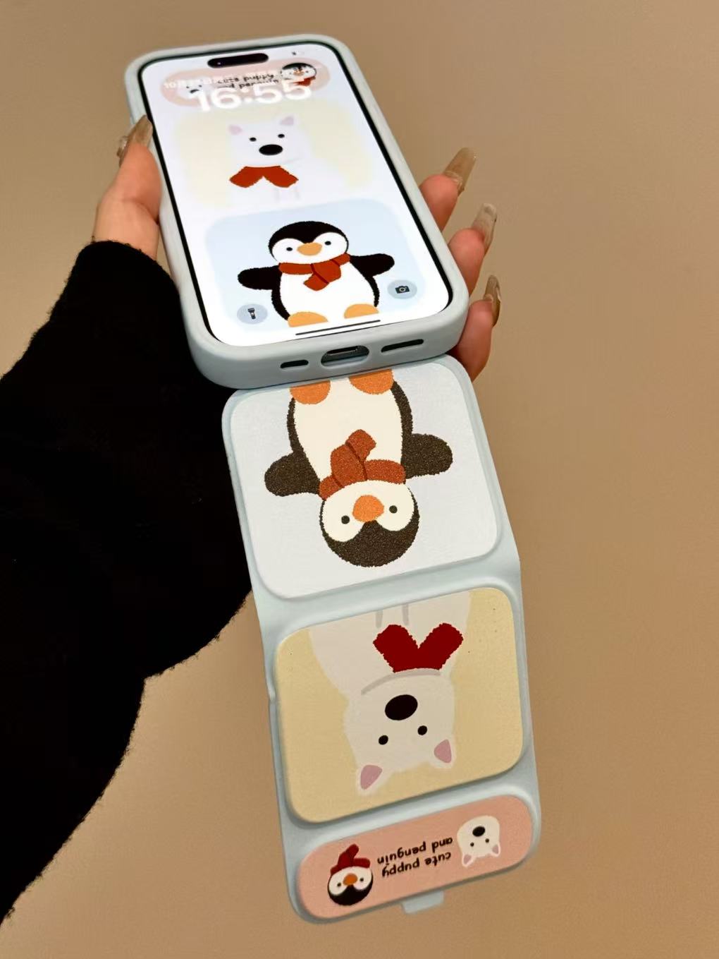 miffy米菲兔表情翻蓋支架手機殼