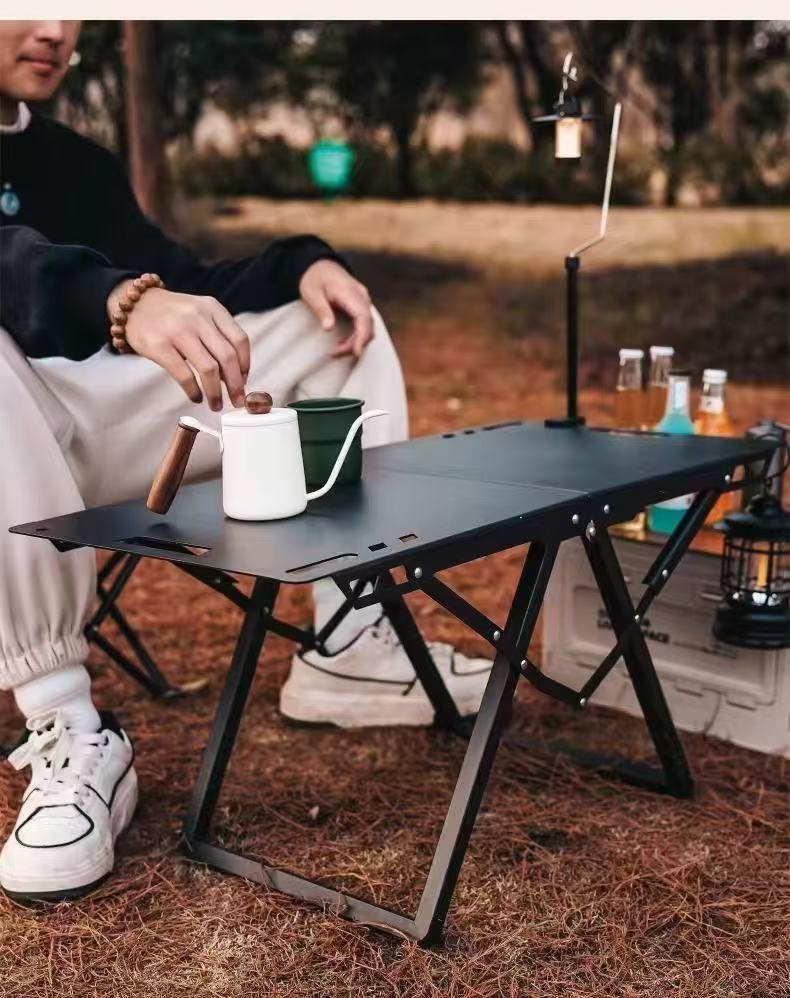 Outdoor folding table, lightweight camping, multifunctional tactical outdoor cooking