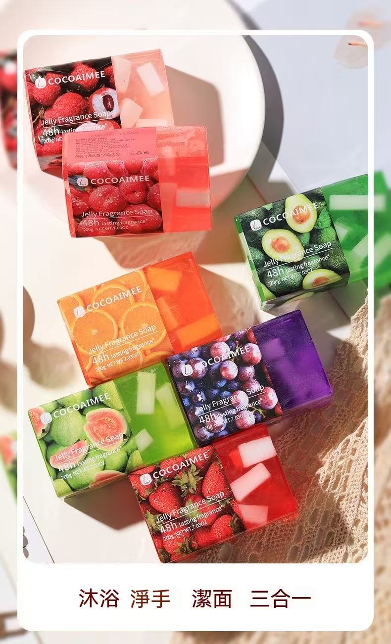 Fruit Transparent Jelly Scented Soap