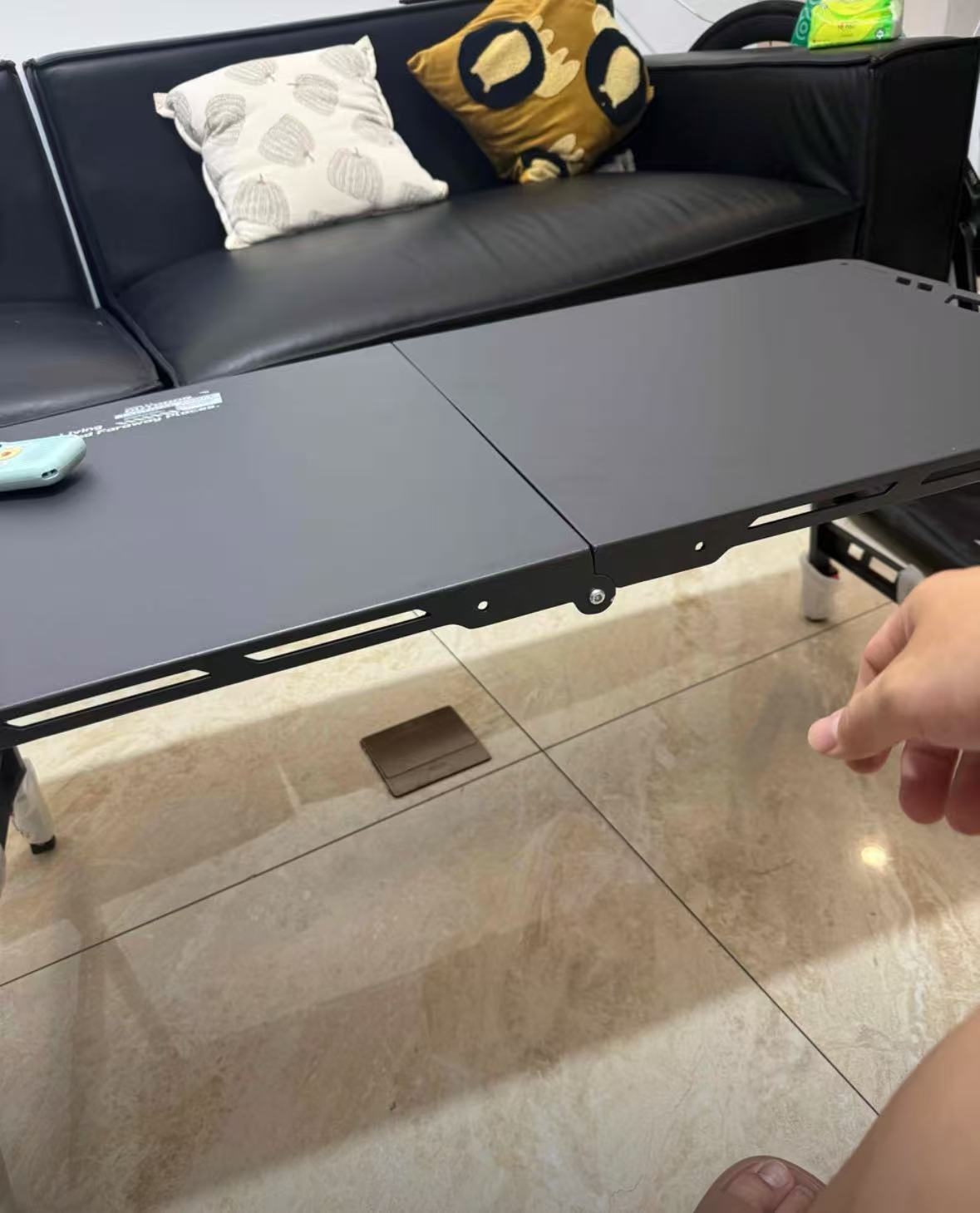 戶外春影鋁合金液壓戰術露營桌