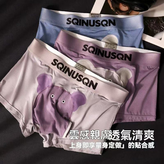 Elephant Crotch Modal Men's Underwear (Cartoon Style)