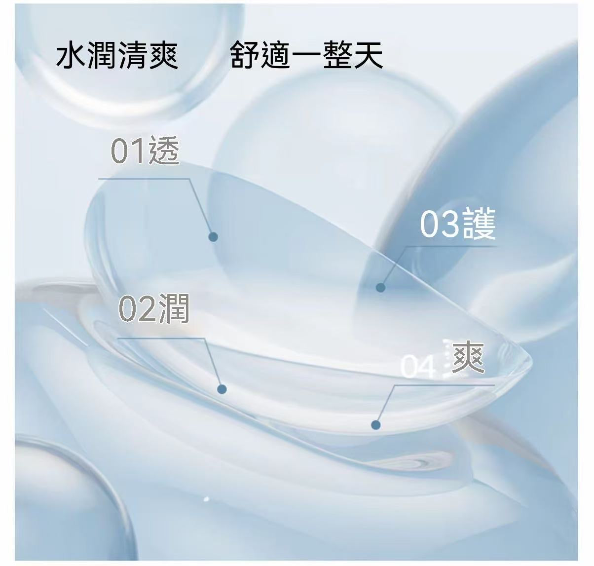 水母片日拋30片裝 隱形眼鏡