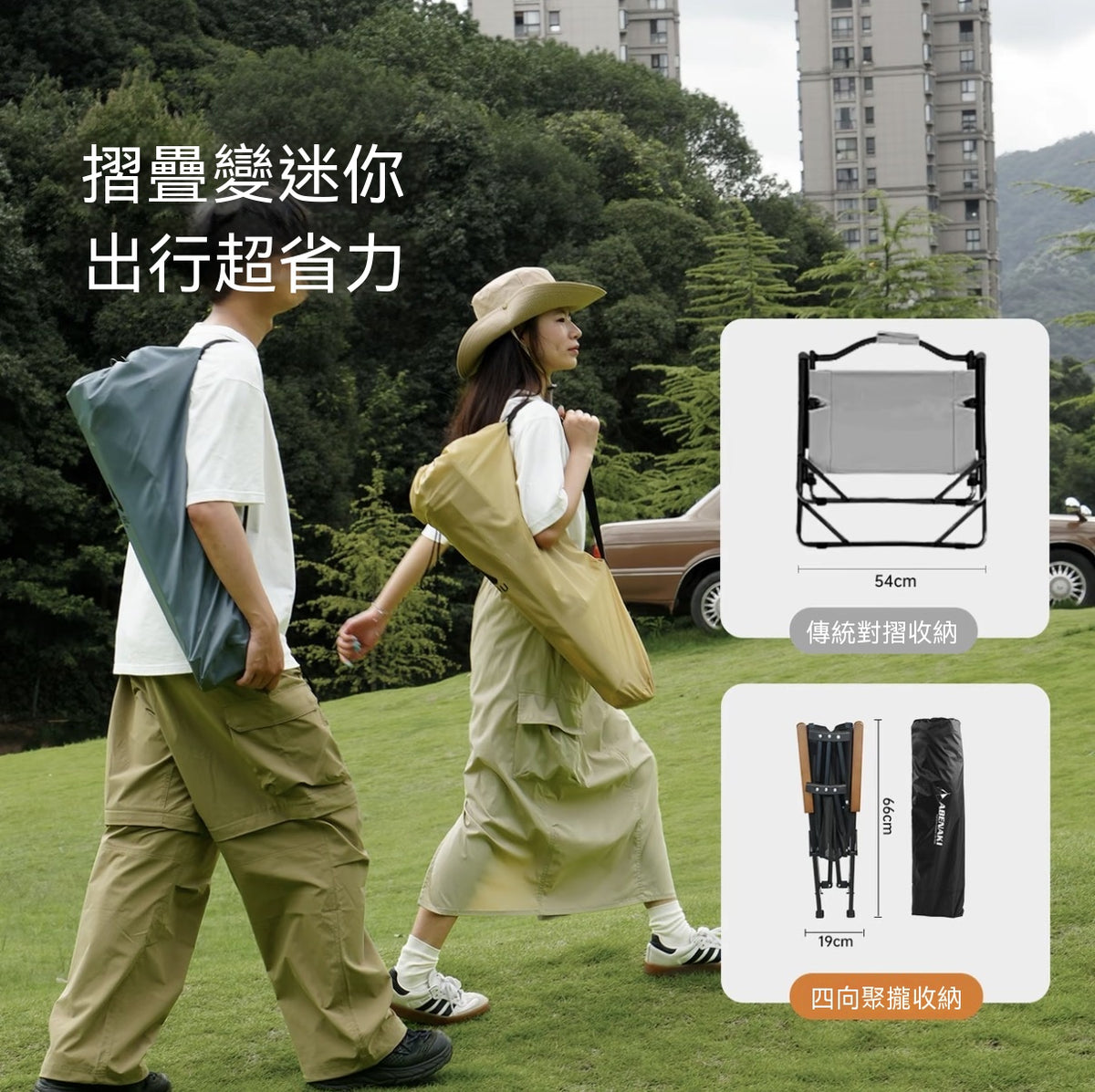 戶外折疊椅（聚攏克米特椅）