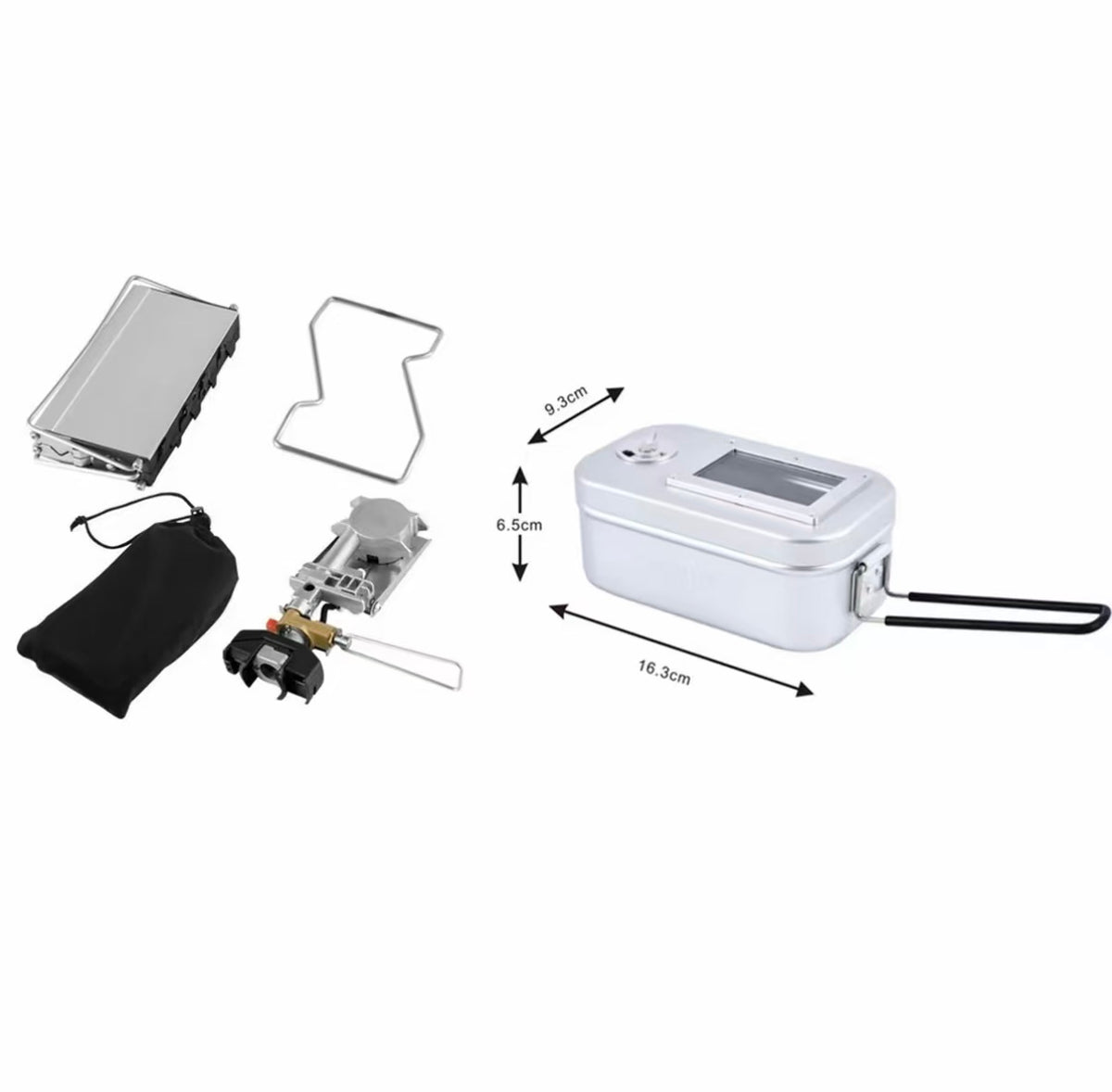 Ultra-thin Outdoor Card Stove, Portable Camping Cassette Stove