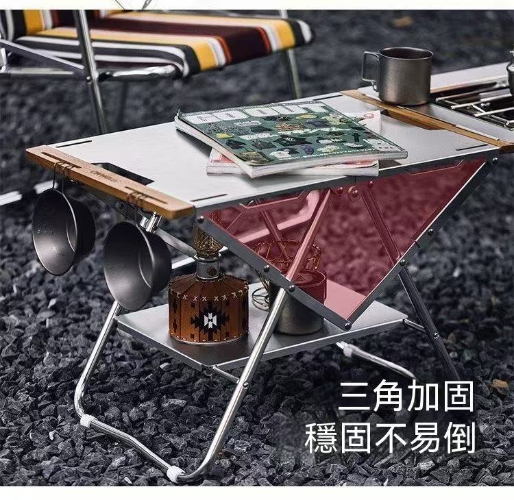 OnwaySports 3-second quick-open tactical table outdoor IGT folding aluminum alloy lightweight camping picnic table