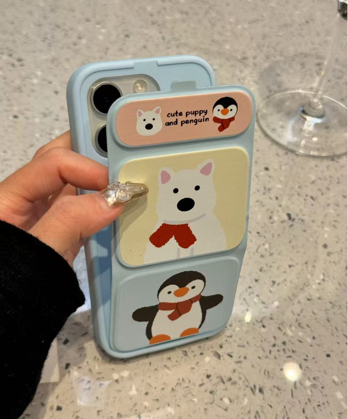 miffy米菲兔表情翻蓋支架手機殼