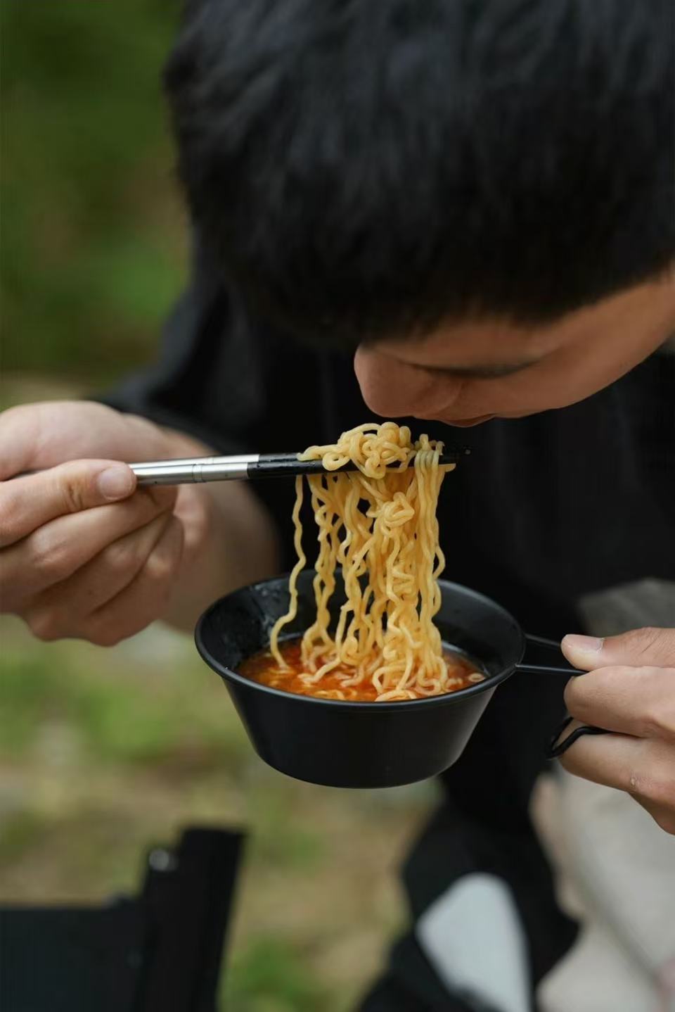 Single Folding Hiking Camping Pot