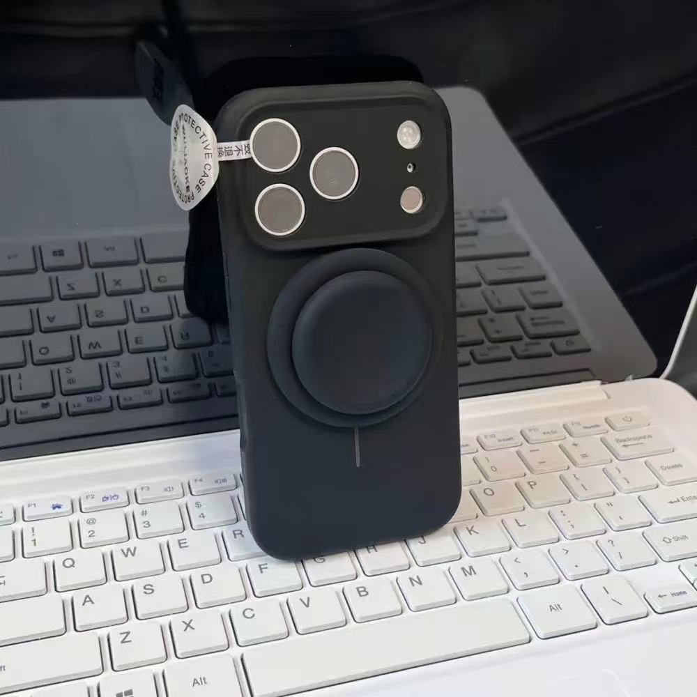 高端磁吸支架液態矽膠手機殼 （適用iPhone 15-17系列）