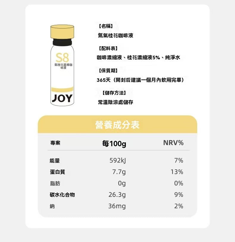 Nitrogen coffee liquid