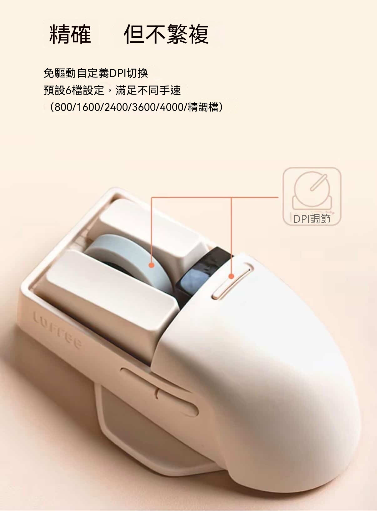 小翹三模無線滑鼠