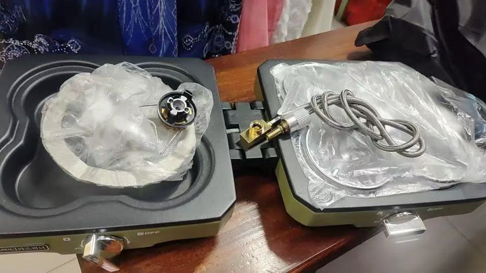 輕量折疊雙頭貝殼爐