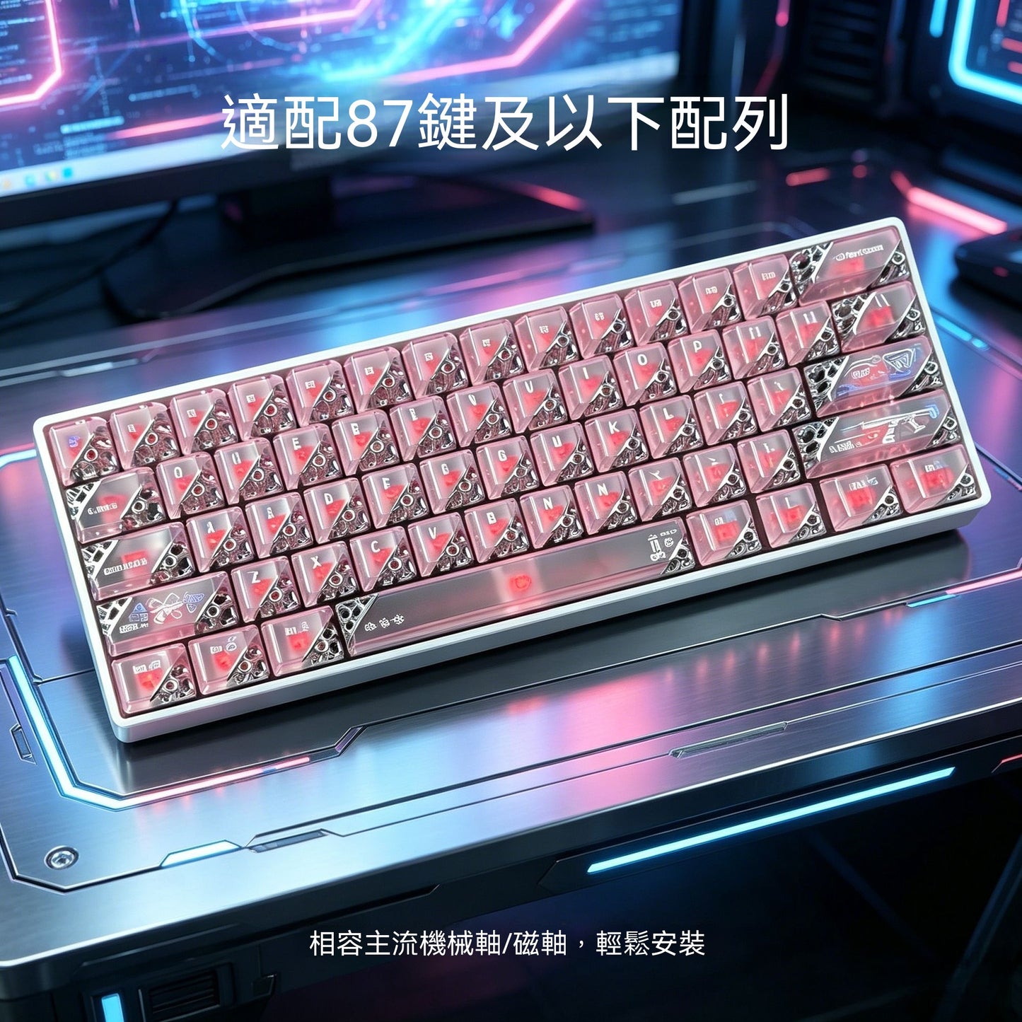 Womier & Ouzhid Quantum Honeycomb Hollow Keycap