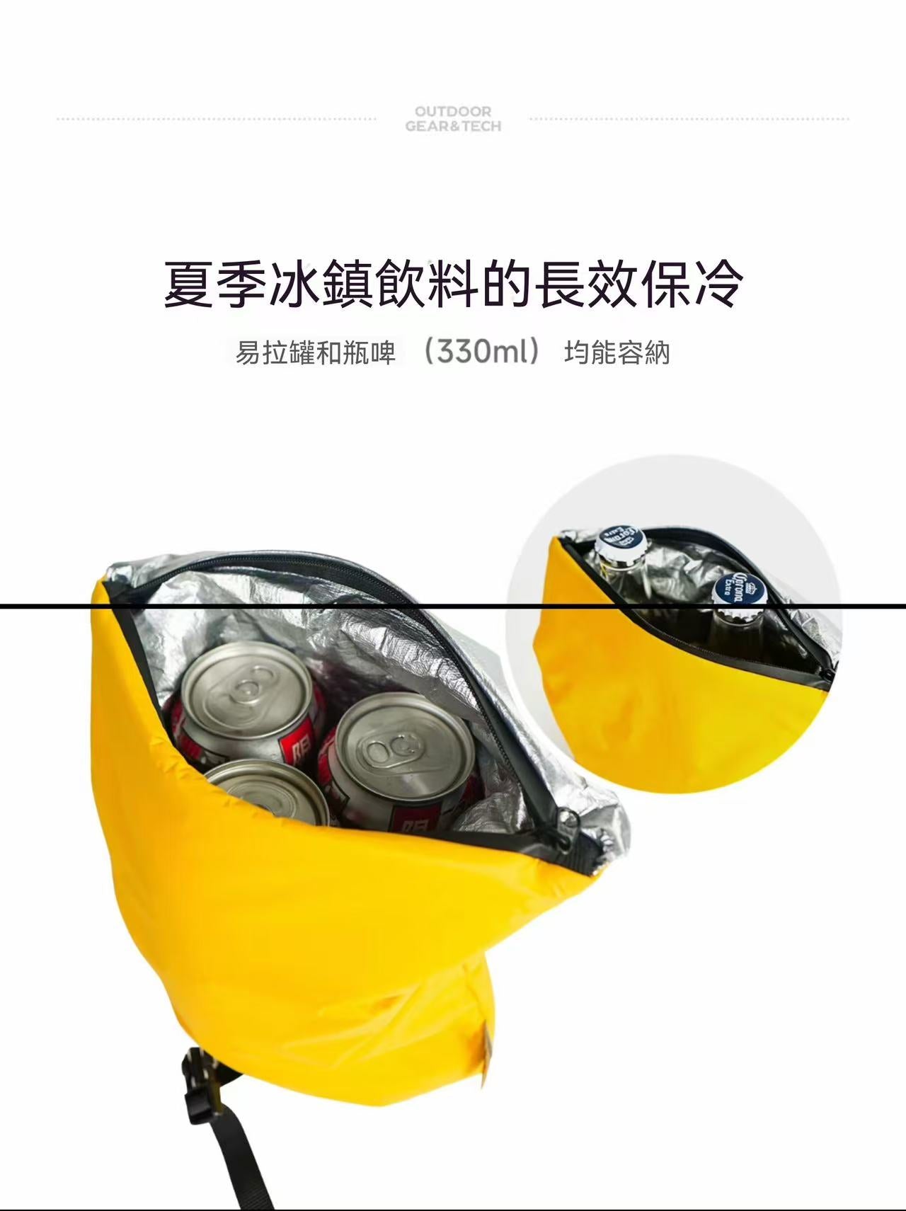 Insulated bag for ice on outdoor camping trips