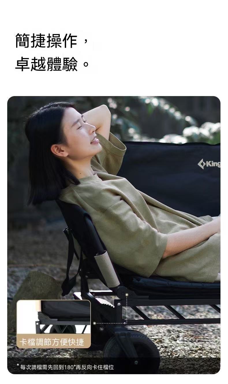 Outdoor camping cart foldable outdoor camping trolley movable seat